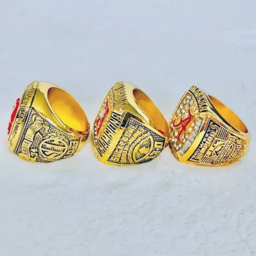 3 Alabama Crimson Tide NCAA National championship ring collection - MVP ...