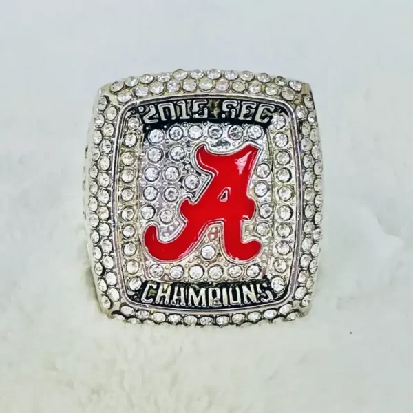 2015 Alabama Crimson Tide NCAA SEC championship ring NCAA Rings 2015 Alabama Crimson Tide