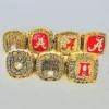 7 Alabama Crimson Tide NCAA championship rings set NCAA Rings Alabama Crimson Tide 6