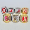 6 Alabama Crimson Tide NCAA National & SEC championship rings collection NCAA Rings Alabama Crimson Tide 6