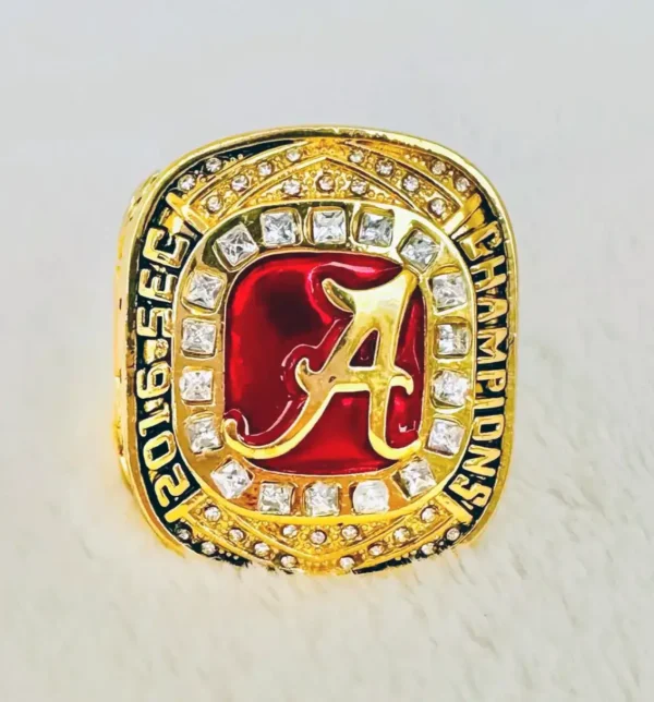 2016 Alabama Crimson Tide NCAA SEC championship ring NCAA Rings 2016 Alabama Crimson Tide