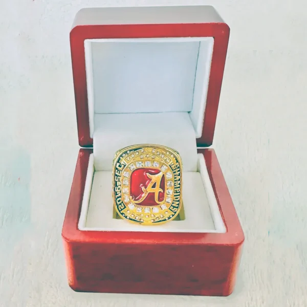 2016 Alabama Crimson Tide NCAA SEC championship ring NCAA Rings 2016 Alabama Crimson Tide 5