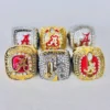 6 Alabama Crimson Tide NCAA National & SEC championship rings collection NCAA Rings Alabama Crimson Tide 7