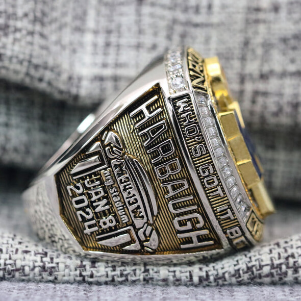 2024 Michigan Wolverines NCAA National championship ring replica ...