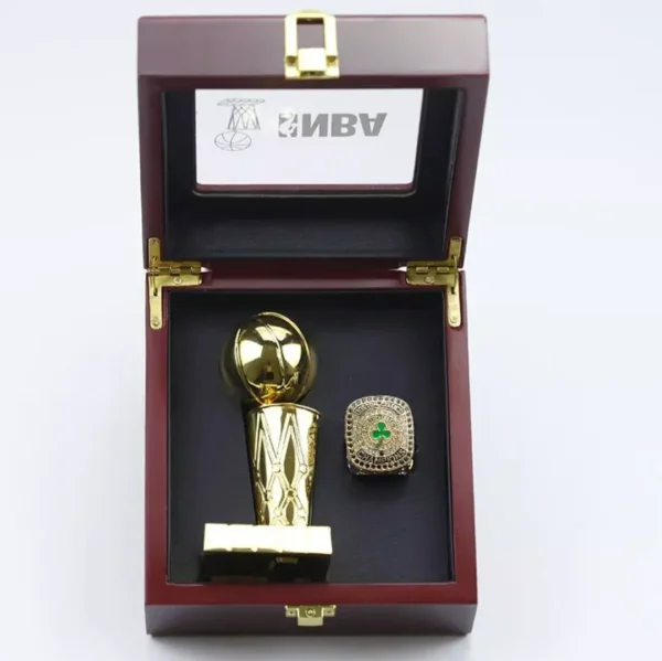 2024 Boston Celtics Fan ring championship ring & Larry O’Brien Championship Trophy NBA Rings 2024 celtics replica ring