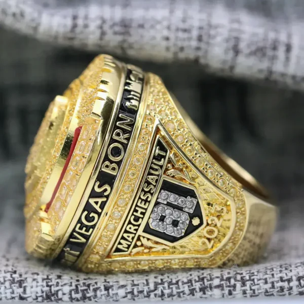 2023 Vegas Golden Knights NHL championship ring replica with custom name – Premium Series NHL Rings 2023 golden knights 2