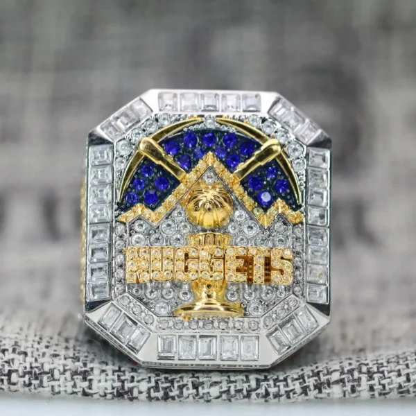 2023 Denver Nuggets NBA championship ring replica with custom name – Premium Series NBA Rings 2023 Denver Nuggets