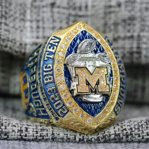 2024 Michigan Wolverines NCAA BIG TEN championship ring replica – Premium Series NCAA Rings 2024 big ten 2