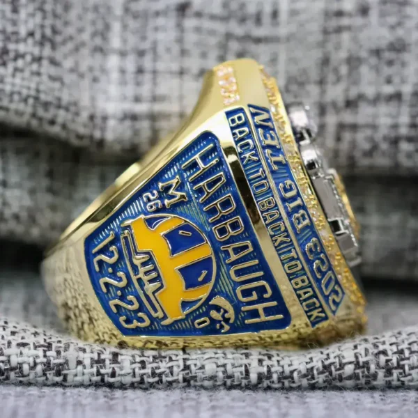 2024 Michigan Wolverines NCAA BIG TEN championship ring replica – Premium Series NCAA Rings 2024 big ten 5