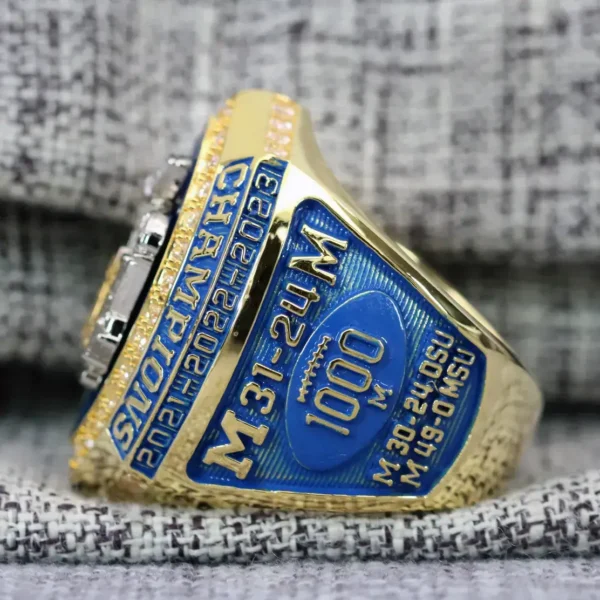 2024 Michigan Wolverines NCAA BIG TEN championship ring replica – Premium Series NCAA Rings 2024 big ten 6