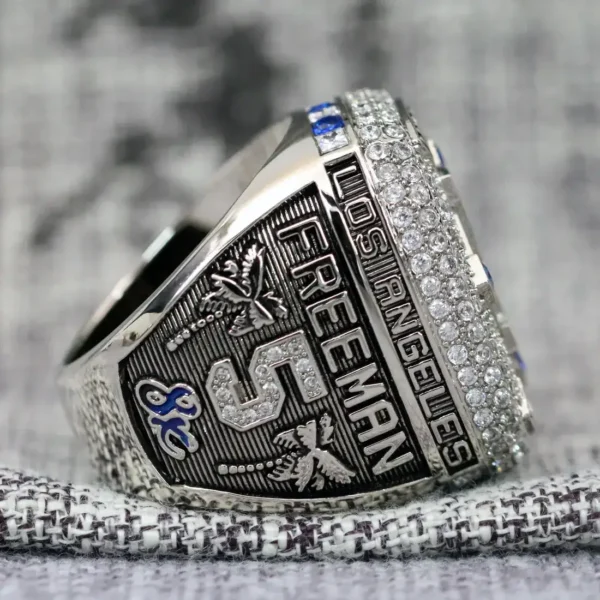 2024 Los Angeles Dodgers Fan championship ring with custom name – Premium Series MLB Rings 2024 Los Angeles Dodgers 5