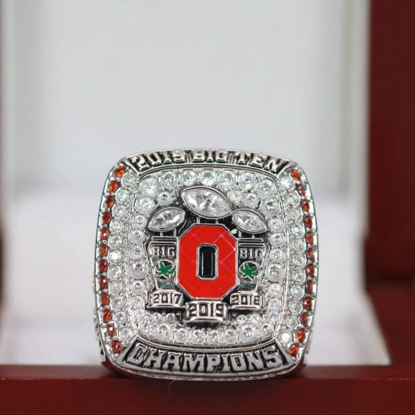 2019 Ohio State Buckeyes Big 10 championship ring replica with custom name – Premium Series NCAA Rings 2019 big ten 3