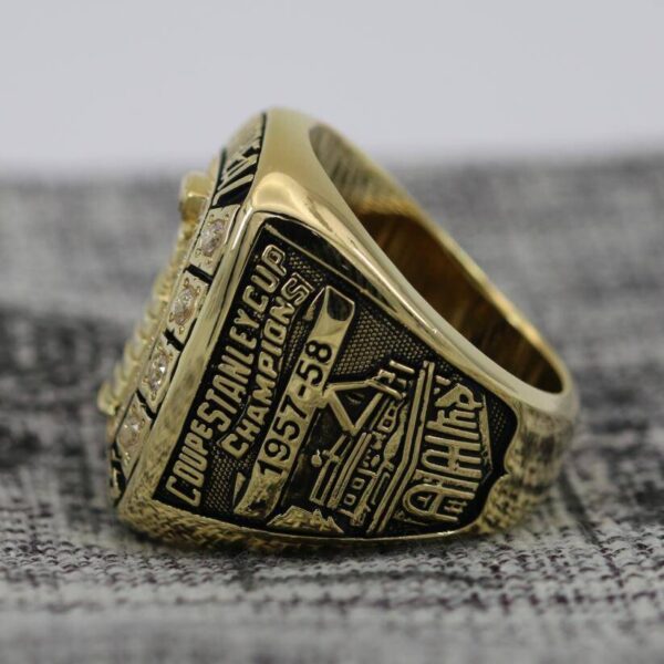 1958 Montreal Canadiens championship ring replica with custom name – Premium Series NHL Rings 1958 canadiens 2