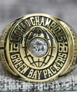 1966 Green Bay Packers championship ring replica with custom name – Premium Series Football Rings 1966 packers