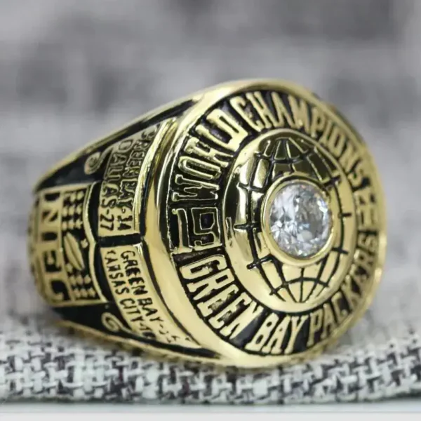 1966 Green Bay Packers championship ring replica with custom name – Premium Series Football Rings 1966 packers 2