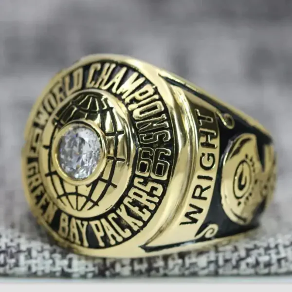 1966 Green Bay Packers championship ring replica with custom name – Premium Series Football Rings 1966 packers 4