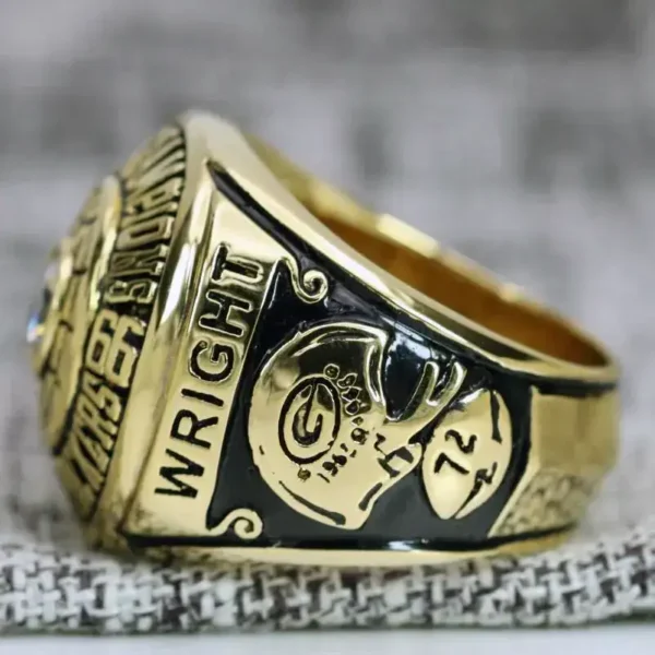 1966 Green Bay Packers championship ring replica with custom name – Premium Series Football Rings 1966 packers 7