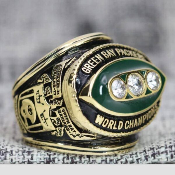 1967 Green Bay Packers championship ring replica with custom name – Premium Series Football Rings 1967 packers 2