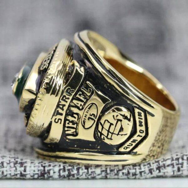 1967 Green Bay Packers championship ring replica with custom name – Premium Series Football Rings 1967 packers 7