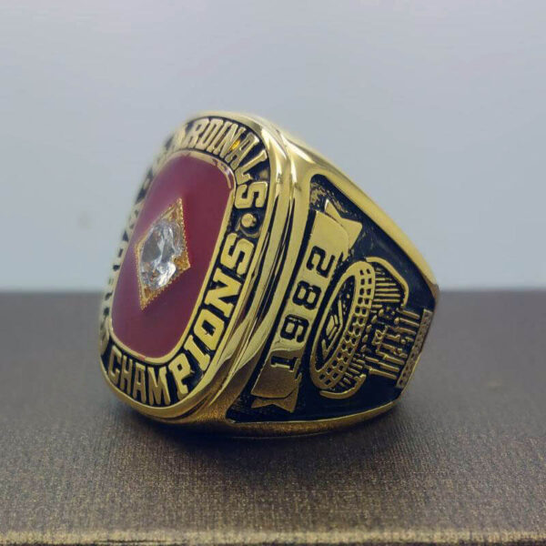 1982 St. Louis Cardinals MLB championship ring replica with custom name – Premium Series MLB Rings 1982 cardinals 4