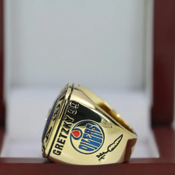 1984 Edmonton Oilers championship ring replica with custom name – Premium Series NHL Rings 1984 oilers 4