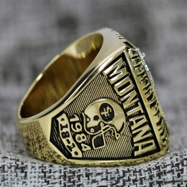 1984 San Francisco 49ers championship ring replica with custom name – Premium Series Football Rings 1984 49ers 5