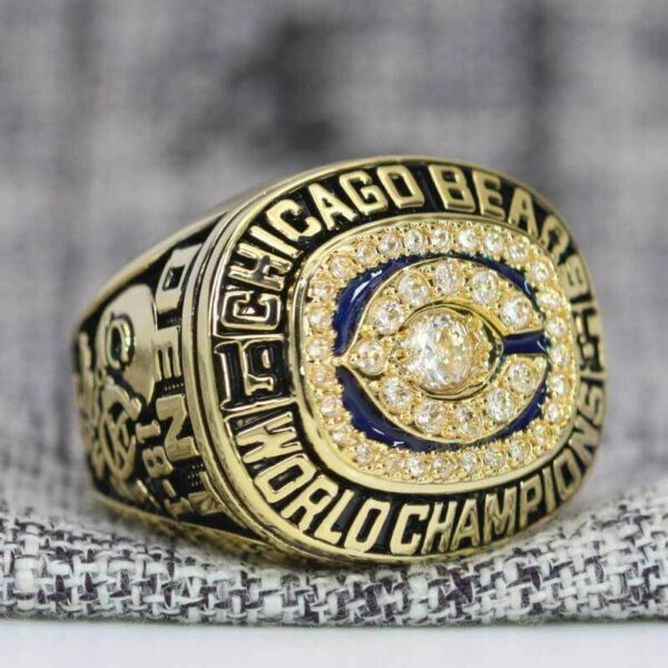 1985 Chicago Bears championship ring replica with custom name – Premium Series Football Rings 1985 bears 2