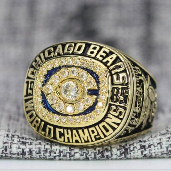 1985 Chicago Bears championship ring replica with custom name – Premium Series Football Rings 1985 bears 4