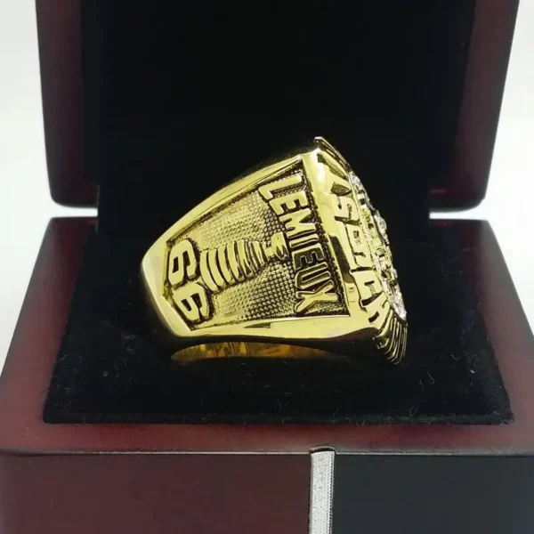 1991 Pittsburgh Penguins championship ring replica with custom name – Premium Series NHL Rings 1991 penguins 2