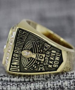 1997 Denver Broncos championship ring replica with custom name – Premium Series Football Rings 1997 broncos 2