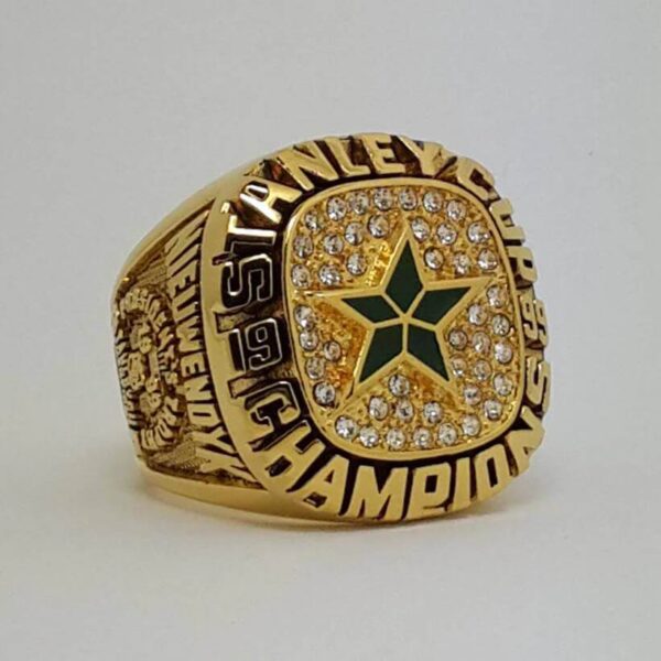 1999 Dallas Stars championship ring replica with custom name – Premium Series NHL Rings 1999 Dallas Stars 2