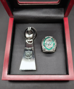2025 Philadelphia Eagles Jalen Hurts – Saquon Barkley championship ring & trophy Football Rings 2025 eagles championship ring