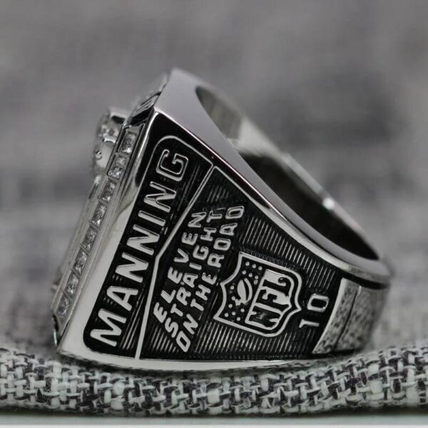 2007 New York Giants championship ring replica with custom name – Premium Series Football Rings 2007 giants 5