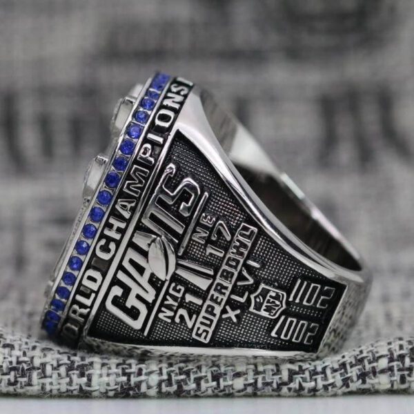 2011 New York Giants championship ring replica with custom name – Premium Series Football Rings 2011 giants 4