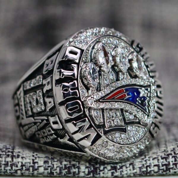 2014 New England Patriots championship ring replica with custom name – Premium Series Football Rings 2014 brady ring 2