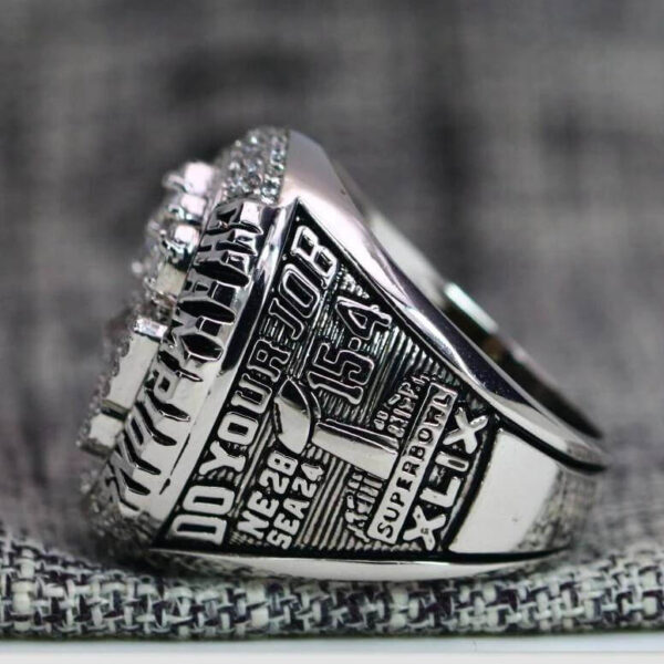 2014 New England Patriots championship ring replica with custom name – Premium Series Football Rings 2014 brady ring 5