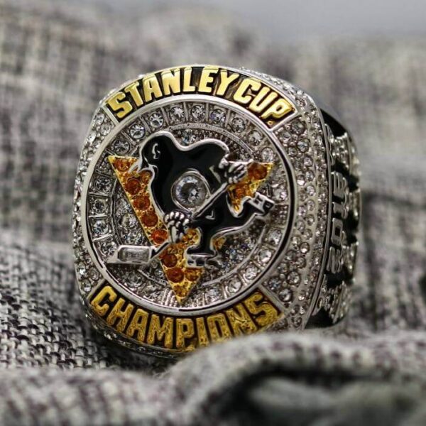 2016 Pittsburgh Penguins championship ring replica with custom name – Premium Series NHL Rings 2016 penguins