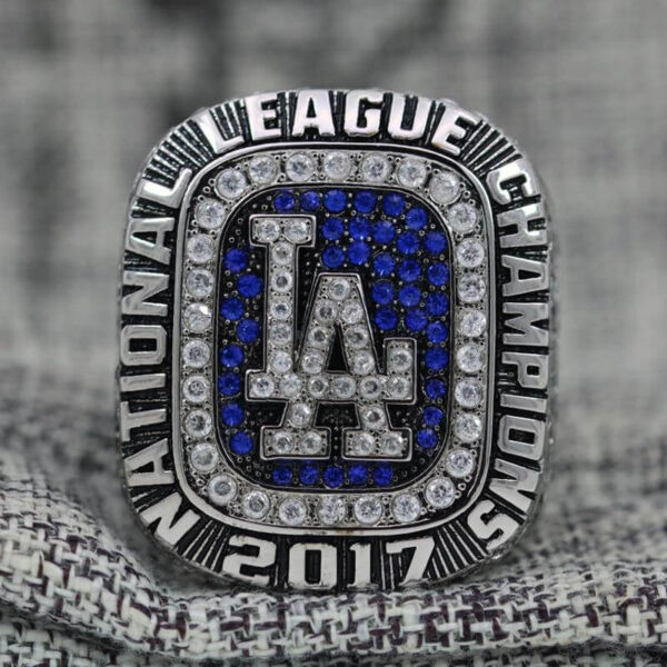 2017 Los Angeles Dodgers National championship ring replica with custom name – Premium Series MLB Rings 2017 dodgers