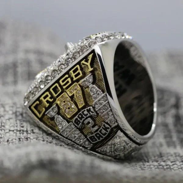 2017 Pittsburgh Penguins championship ring replica with custom name – Premium Series NHL Rings 2017 penguins 4