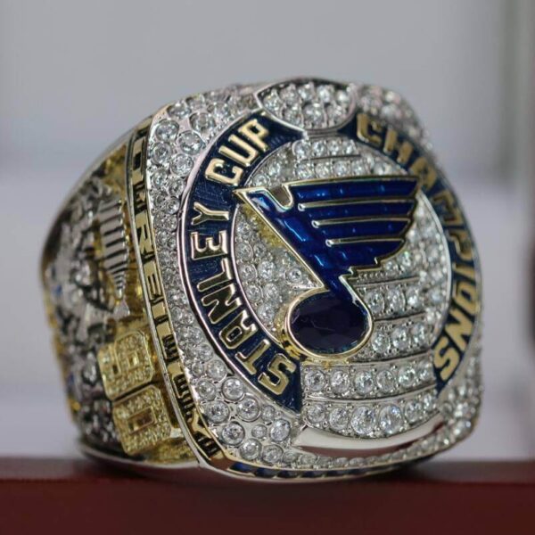 2019 St. Louis Blues championship ring replica with custom name – Premium Series NHL Rings 2019 St. Louis Blues 7