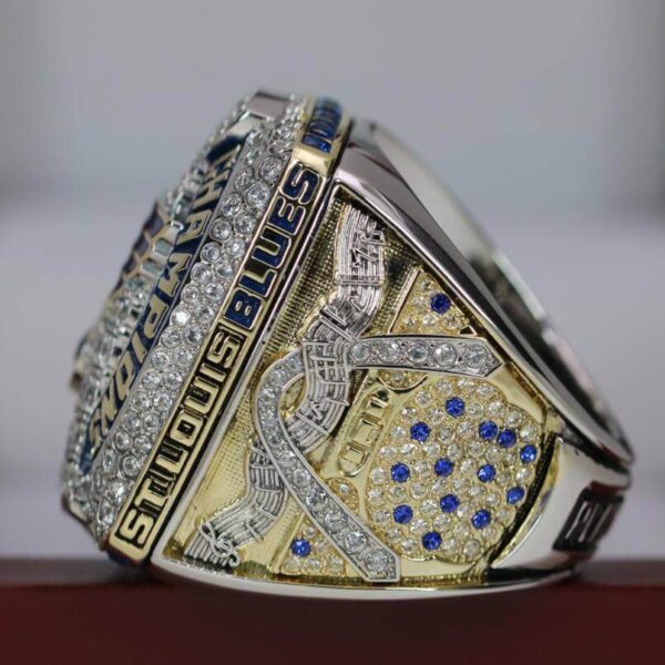 2019 St. Louis Blues championship ring replica with custom name – Premium Series NHL Rings 2019 St. Louis Blues 4