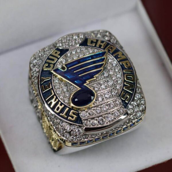 2019 St. Louis Blues championship ring replica with custom name – Premium Series NHL Rings 2019 St. Louis Blues 6