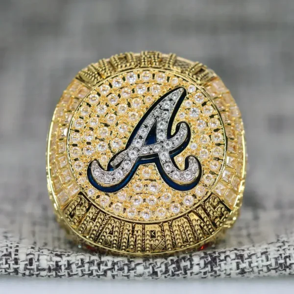 2021 Atlanta Braves MLB championship ring replica with custom name – Premium Series MLB Rings 2021 Atlanta Braves