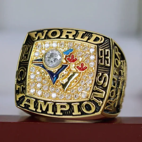 1993 Toronto Blue Jays MLB championship ring replica with custom name – Premium Series MLB Rings 1992 Toronto Blue Jays 7