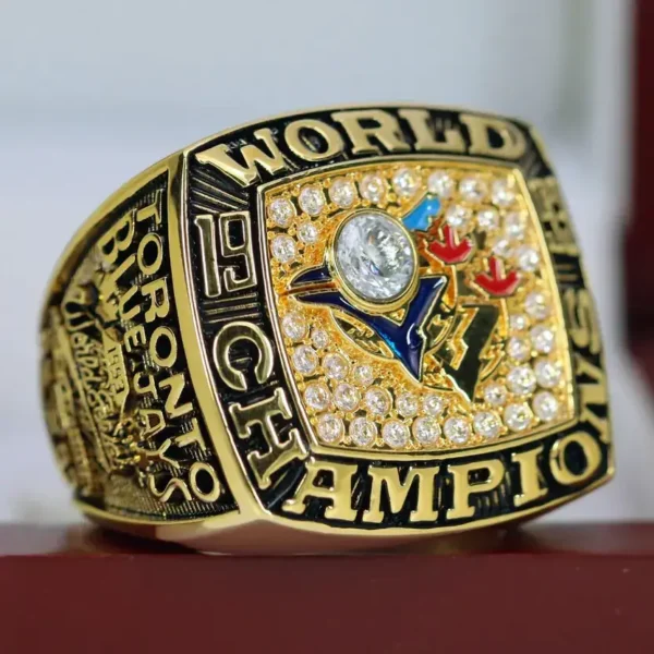 1993 Toronto Blue Jays MLB championship ring replica with custom name – Premium Series MLB Rings 1992 Toronto Blue Jays 5