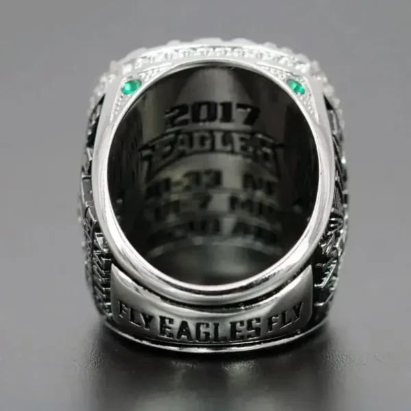 2017 Philadelphia Eagles championship ring replica with custom name – Premium Series Football Rings 2017 Philadelphia Eagles championship ring 6