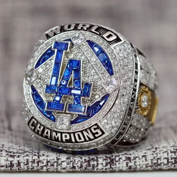 2020 Los Angeles Dodgers MLB championship ring replica with custom name – Premium Series MLB Rings 2020 dodgers 4