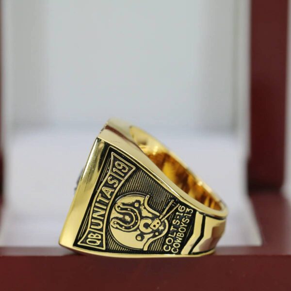 1970 Baltimore Colts championship ring replica with custom name – Premium Series Football Rings 1970 colts memorabilia 7