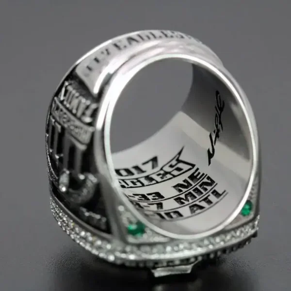 2017 Philadelphia Eagles championship ring replica with custom name – Premium Series Football Rings 2017 Philadelphia Eagles championship ring 5