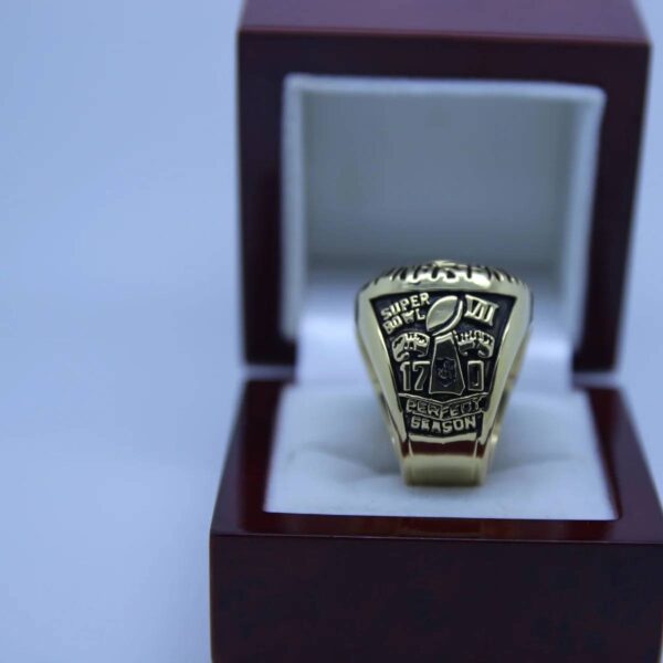 1972 Miami Dolphins championship ring replica with custom name – Premium Series Football Rings 1972 dolphins 4